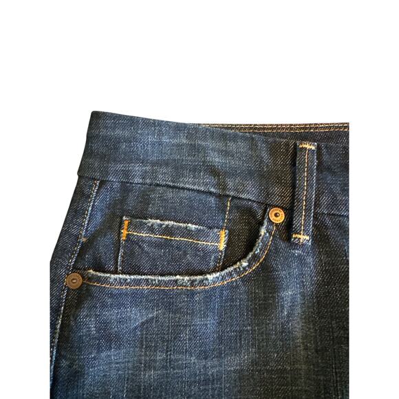 Citizens of Humanity Stretch Denim Skirt Size 30 | Knee-Length Dark Wash - Picture 6 of 14